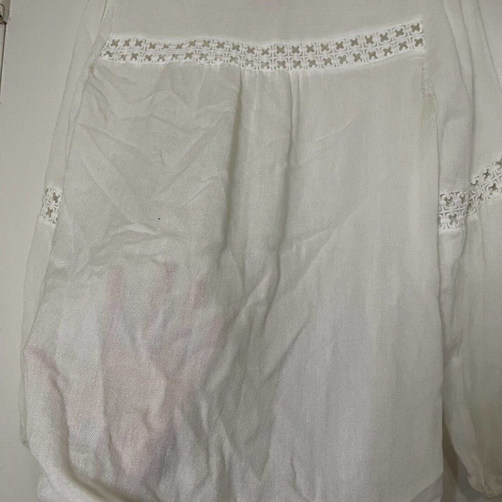 Lilly Pulitzer White Boho knit pullover blouse size XS - Picture 6 of 7